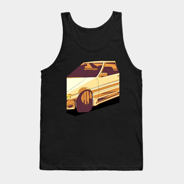 ae86 Drifting Tank Top by DrJezzz